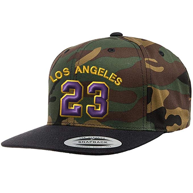 Los Angeles Player LAbron #23 Snapback Cap Custom Embroidery Baseball Hat