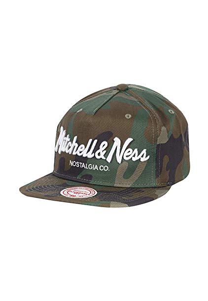 Mitchell & Ness Ownbrand Wood Camo EU336 Pinscript Snapback Cap Kappe Basecap