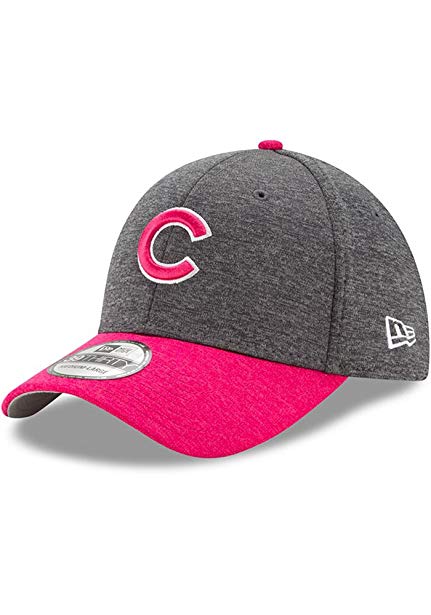 New Era Chicago Cubs Mens Grey 2017 Mothers Day 39Thirty Hat