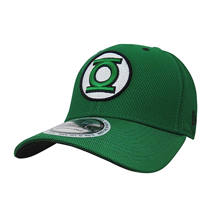 Green Lantern Logo Glow Armor 39Thirty Fitted New Era Hat