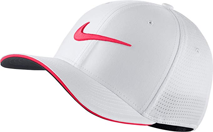 Nike Classic 99 Mesh Golf Cap 2017 White/Siren Red/Anthracite Small/Medium