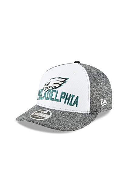 New Era Philadelphia Eagles Super Bowl Lii Opening Night Low Profile 9FIFTY Snapback Adjustable Hat – White/Heather Gray