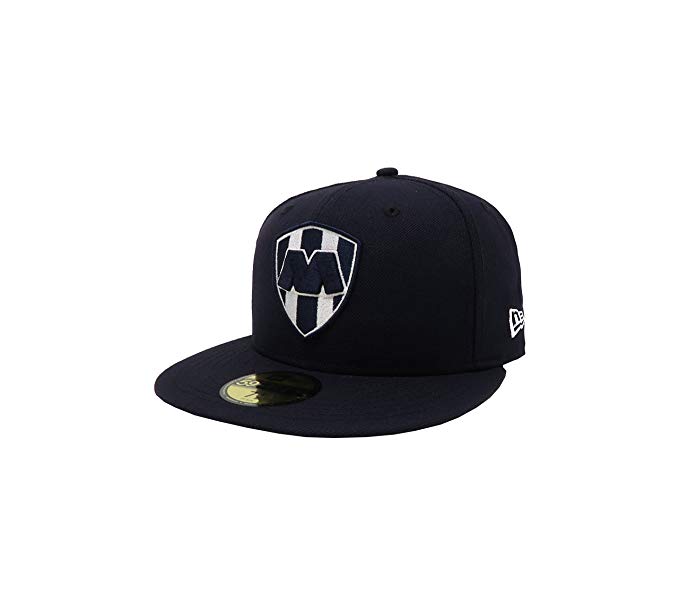 New Era 59Fifty Hat Rayados De Monterrey Liga Mexicana Navy Blue Fitted Cap