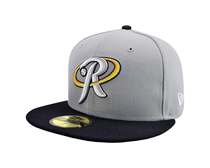 New Era 59fifty LMB Hat Rieleros De Aguascalientes Liga MX Mexican League Gray/Navy Blue Cap