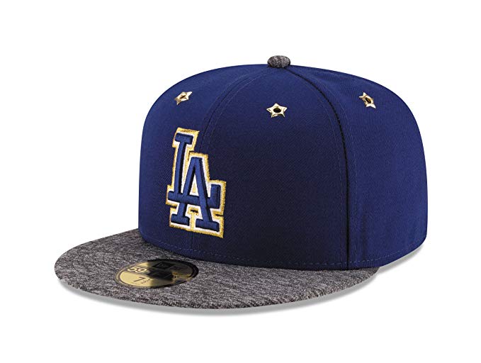 Los Angeles Dodgers On Field hat Gold Outline