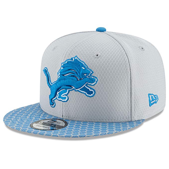 New Era Detroit Lions 9FIFTY NFL 2017 Sideline Snapback Cap (One-Size/)