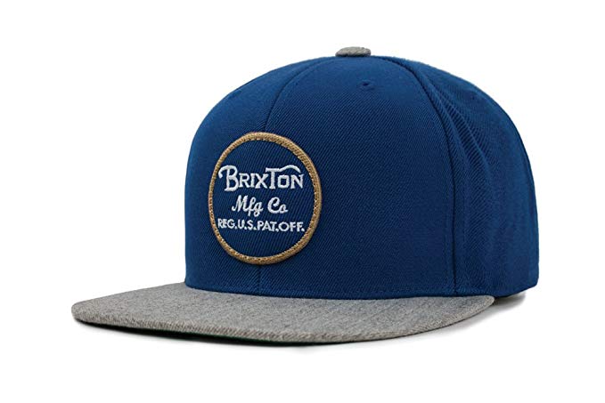 Brixton Men's Wheeler Medium Profile Adjustable Snapback Hat