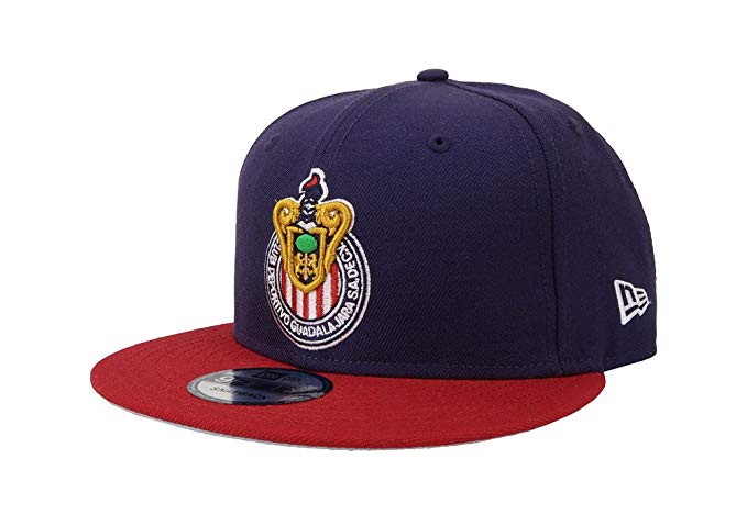 New Era 9Fifty Hat Chivas De Guadalajara Mexican League Blue/Red Soccer Cap