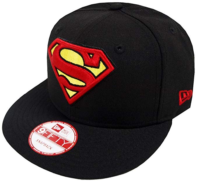 New Era Superman Black DC Comics Snapback Cap Kappe 9fifty Limited Edition New