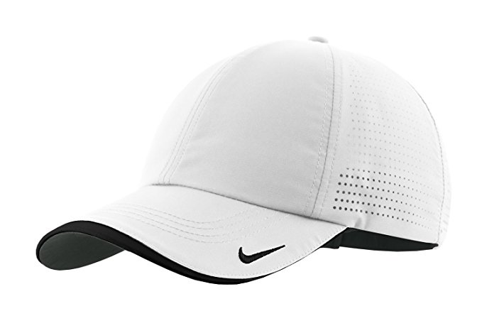 NIKE Authentic Dri-Fit Low Profile Swoosh Embroidered Perforated Baseball Cap