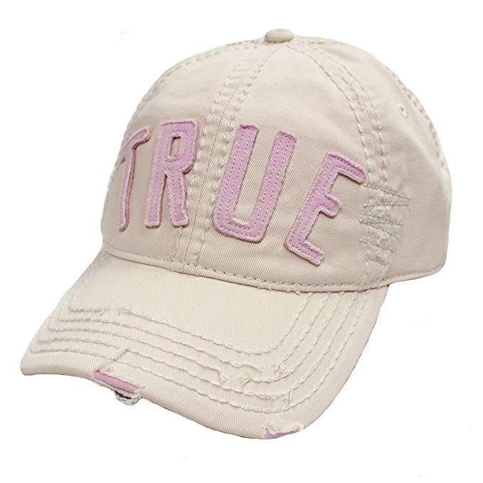 True Religion 'TRUE' Logo Patch TR1770 Hat Cap