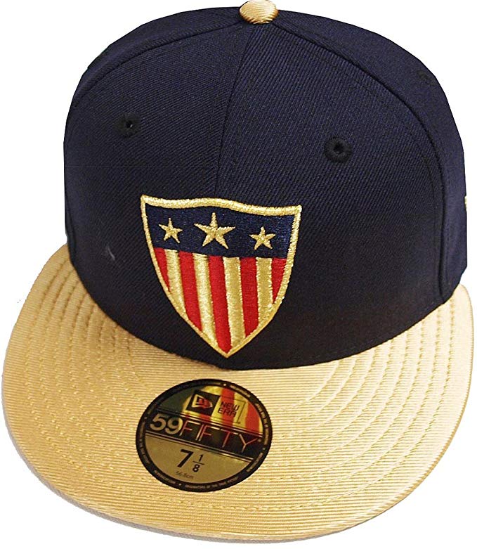 New Era Captain America Navy Gold Marvel DC Cap 59fifty 5950 Fitted Basecap Kappe Men Special Limited Edition