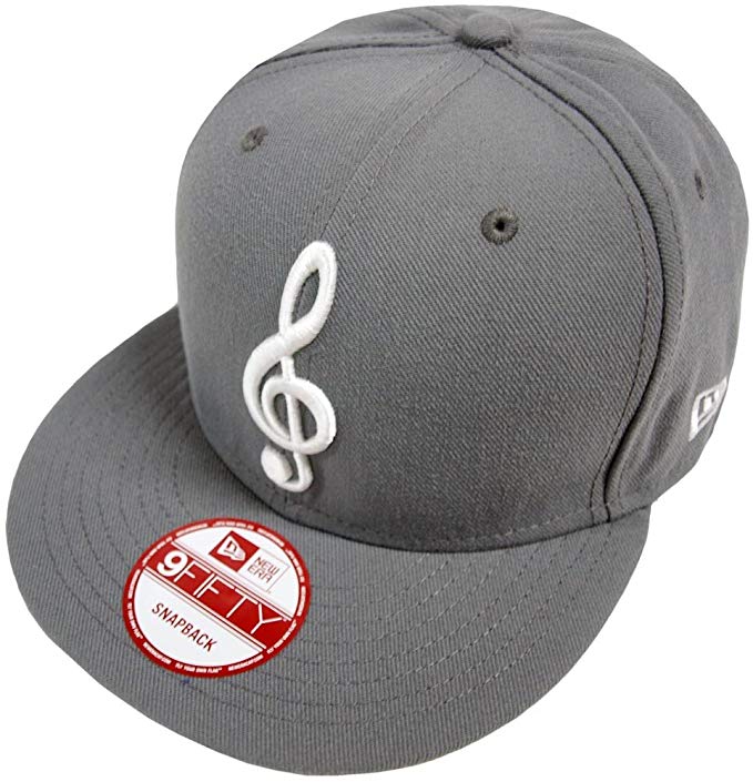 New Era Music Note Dark Grey Snapback Cap Kappe 9fifty Basecap Herren Mens