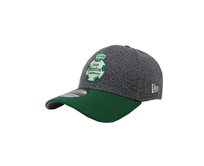 New Era 39hirty Hat Santos Laguna Soccer Club Liga MX Oficial Gray/Green Flex Cap