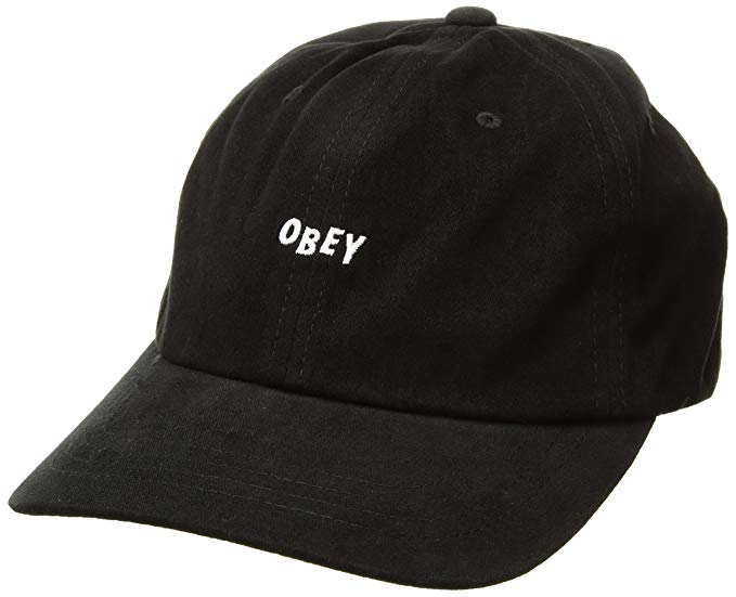 Obey Men's Jumble Bar Iii 6 Panel Strapback Hat