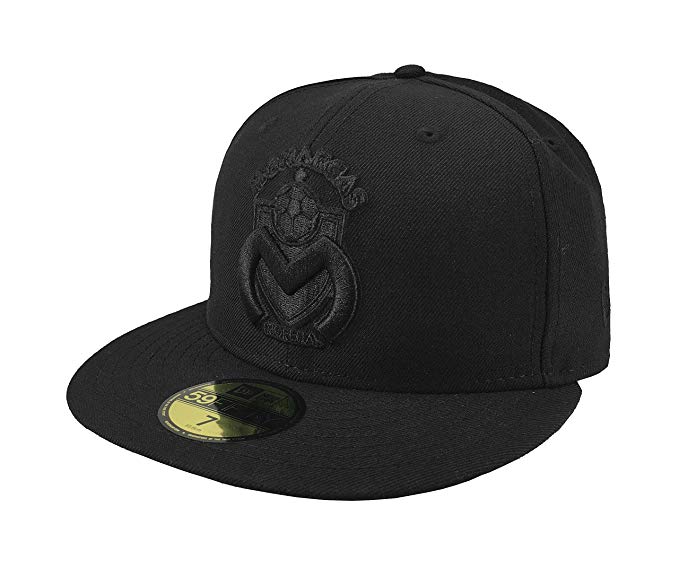 New Era 59Fifty Hat Monarcas Morelia Michoacan Mexican League Black Fitted Cap