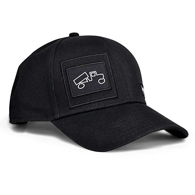 bigtruck Traditional G.Line Full Fabric Snapback Baseball Hat, Black